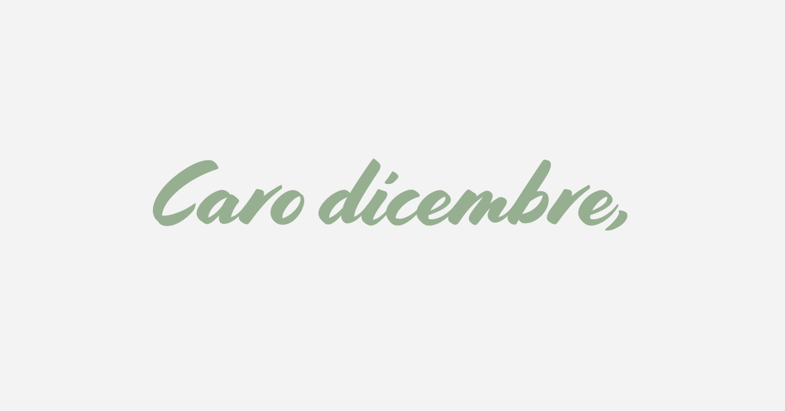 Caro dicembre,