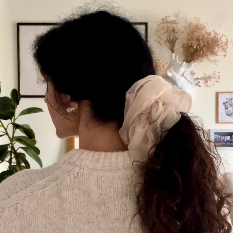 Cloud Scrunchie – Soft Hair Accessory